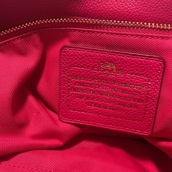 Coach❤️EXTREMELY RARE "Pink Ruby" TATUM Tote❤️Barely Used-ORIGINAL Owner❤️ - Picture 16 of 16